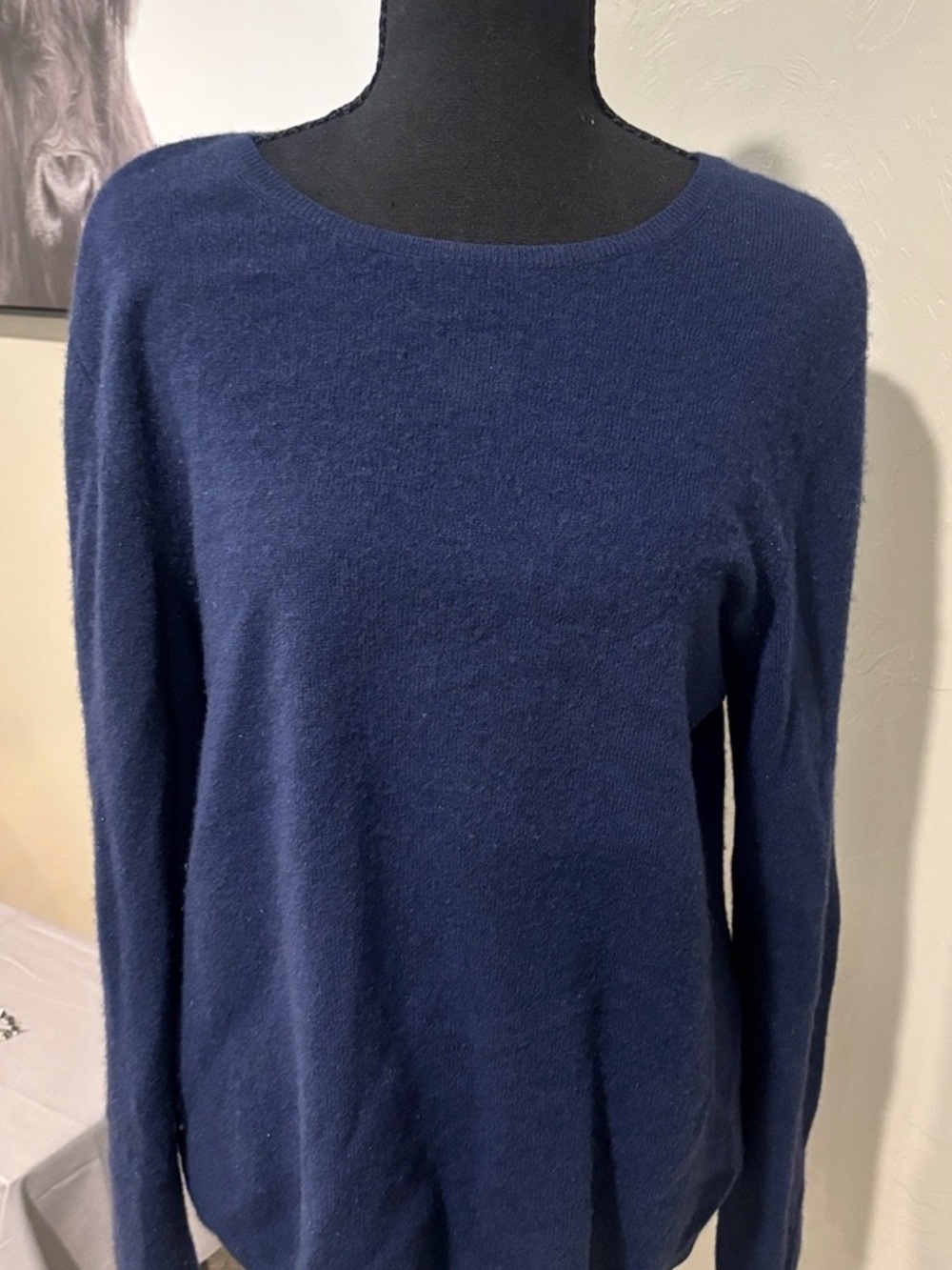 Charter Club Navy Crewneck Sweater
